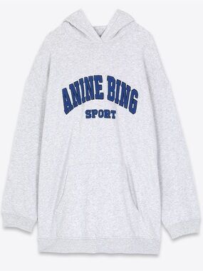 ANINE BING Gray Tyler Hoodie size M